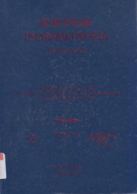 European Pharmacopoeia Ed.6 Volume 1