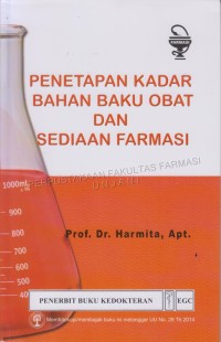 Penetapan Kadar dan Bahan Baku Obat & Sediaan Farmasi