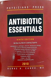 Image of physicians press ANTIBIOTIC ESSENTIALS
