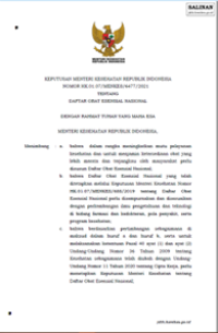 Image of Daftar Obat Esensial Nasional 2021
